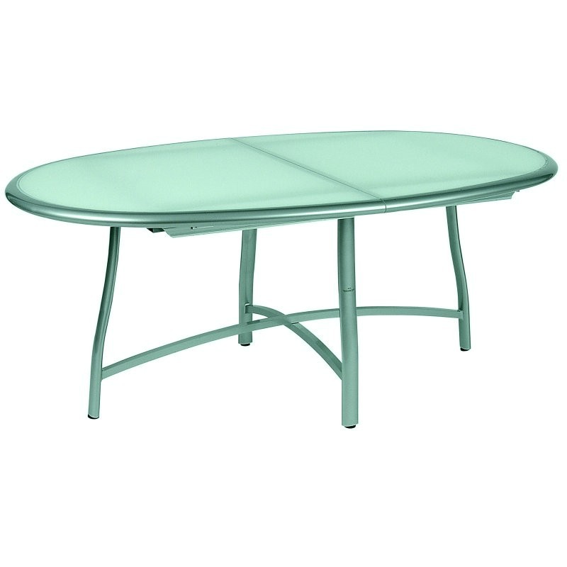 Extendable Dining Table on Dining Tables   Rivage Oval Patio Dining Table Extendable 70 95 Inch